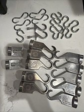 Taylor Ng 41207 Track Rack Pan Hooks Cast Aluminum Lot Of 10 And Hooks Etc