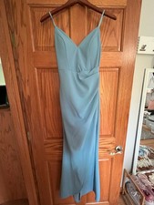 Prom Dress, Dusty Blue, Size S