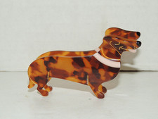 Dachshund Dog Acetate Hair Clip Small Claw Clip, Women  Girls