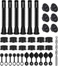 Replacement Leak Proof Can Spouts 6 Kits With Flexible Nozzles, Spout Cover, Scr