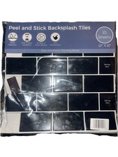 Peel and Stick Backsplash Tile for Kitchen Wall, 12 x 12 Stick On Backsplas...