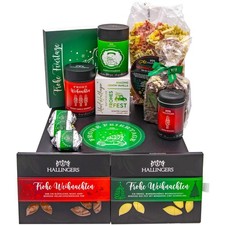 Feinkost Weihnachts-Geschenk-Set XXL "Frohe Feiertage" Hallingers DE