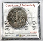 Skull Coins 2015 Zodiac Antiqued Finish 1 ozt .999 Silver Libra #155 of 500