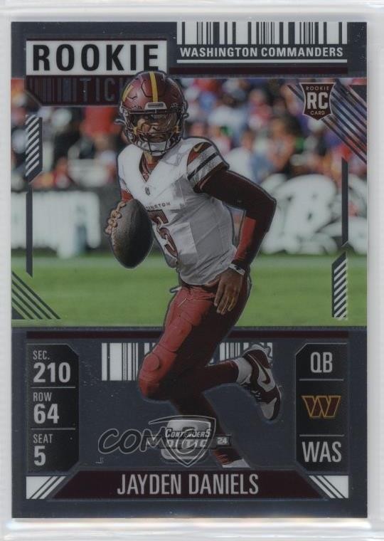 2024 Panini Contenders Optic Rookie Ticket Jayden Daniels #75 Rookie RC