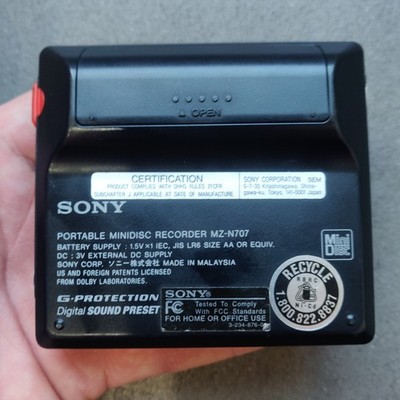 2002 Sony MZ-N707 Net MD Walkman Portable MiniDisc Player Type R