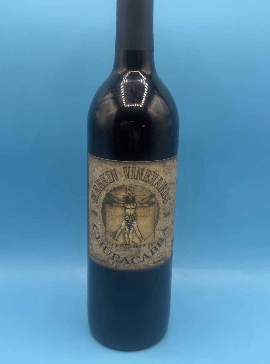 Maynard James Keenan Signed Wine Bottle - Chupacabra Merkin