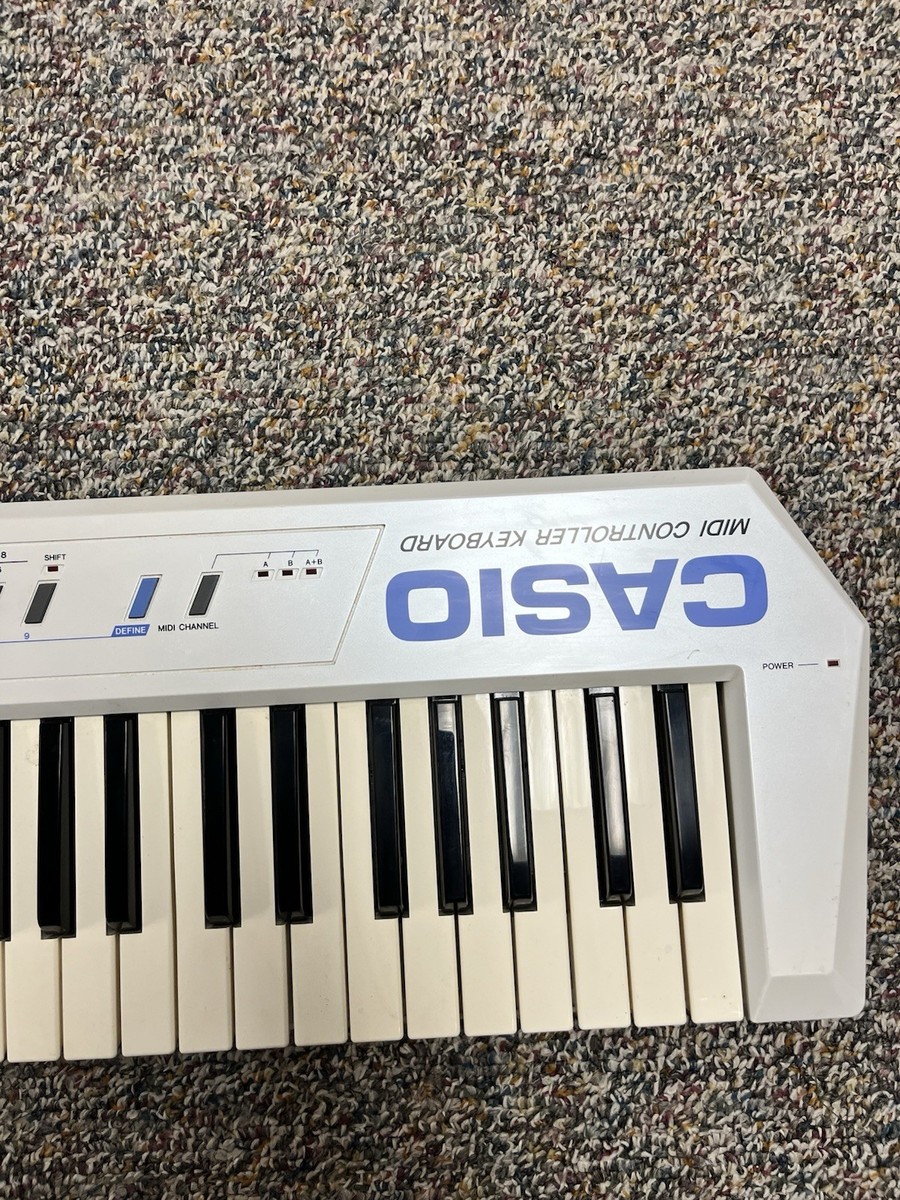 Casio AZ-1 Keytar MIDI Controller White 37 Keys Keyboard 1980s AS