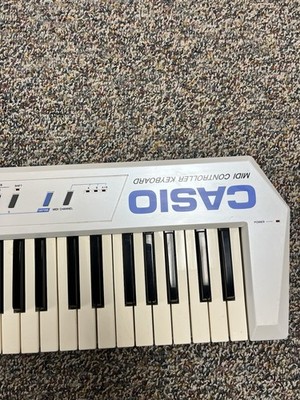 Casio AZ-1 Keytar MIDI Controller White 37 Keys Keyboard 1980s AS