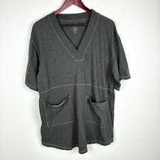 Natural Life Charlie Tunic Top Sz M Oversized Lagenlook Minimalist Coastal Boho