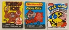 Lot of 3 Games wax packs 1980 DUNRUSS  PAC-MAN 1982 Donky kong 1989 OPC Nentendo