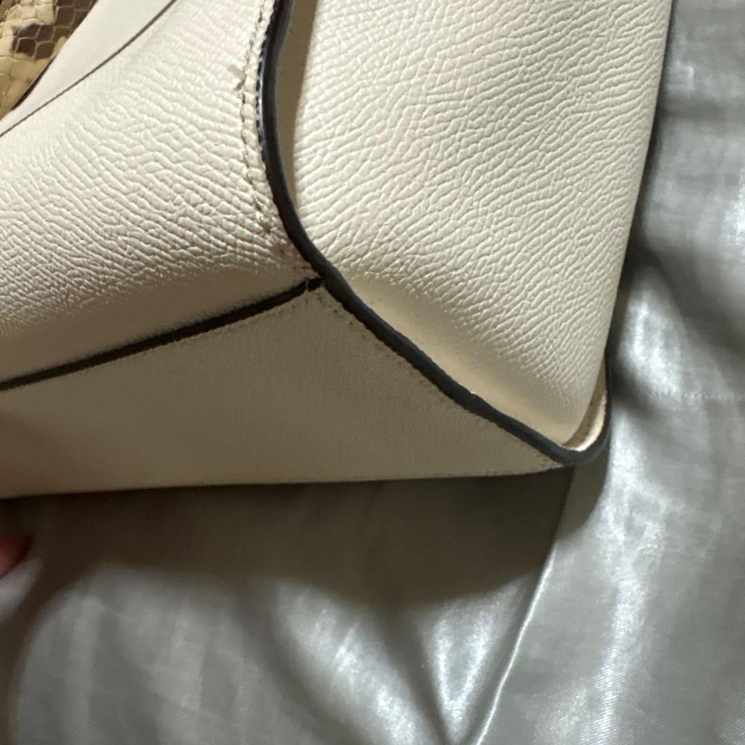 COACH Mini Sage Carryall Python Pattern Leather S… - image 8