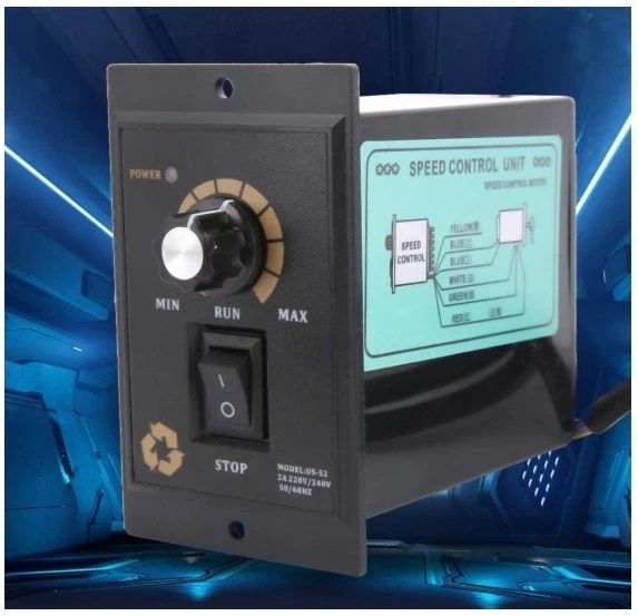 500W Speed Controller Single Phase AC 220V Motor Electric Motor Speed Regulator✅ - Image 2 of 4