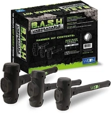 Wilton Tools 11113 Dead Blow Kit B.a.s.h 3 Hammer 1 LB, 2 LB, 3 LB Piece Set