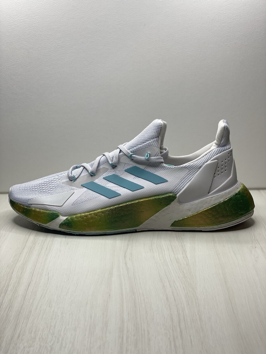 Adidas Men's X9000L4 Boost Running Shoes White Grey Blue