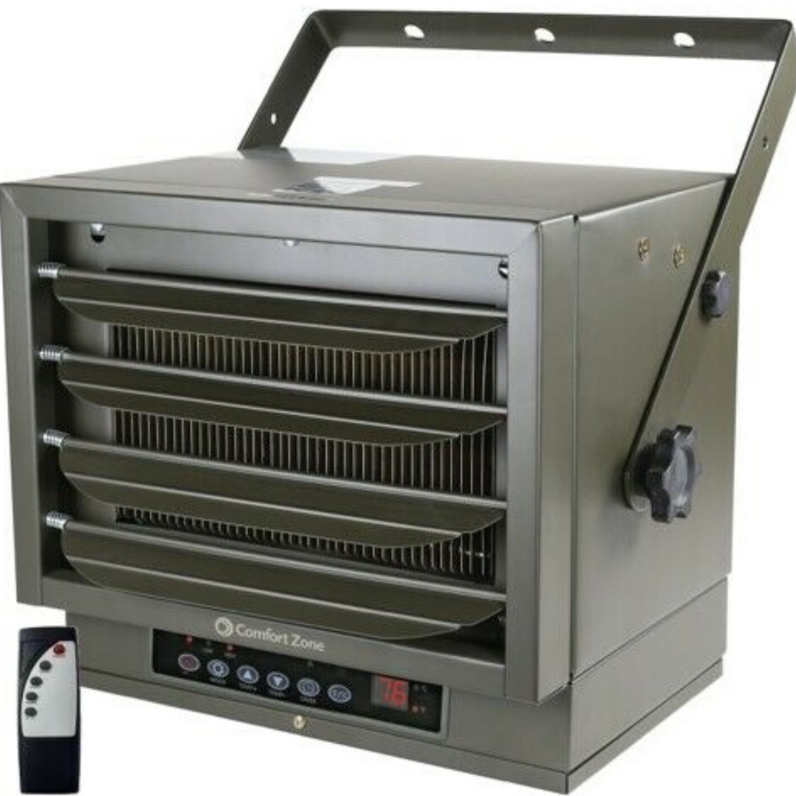 Comfort Zone Industrial Ceiling Mount Heater + Remote! 7500 Watts 240V  Electric - Juicy Lucy's Steakhouse