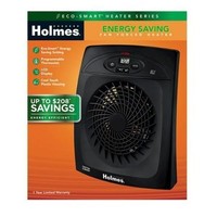 Holmes Energy Saving Fan-forced Heater With Eco-smart Technology - Black Holmes Energy Saving Fan-forced Heater With Eco-smart Technology - Black