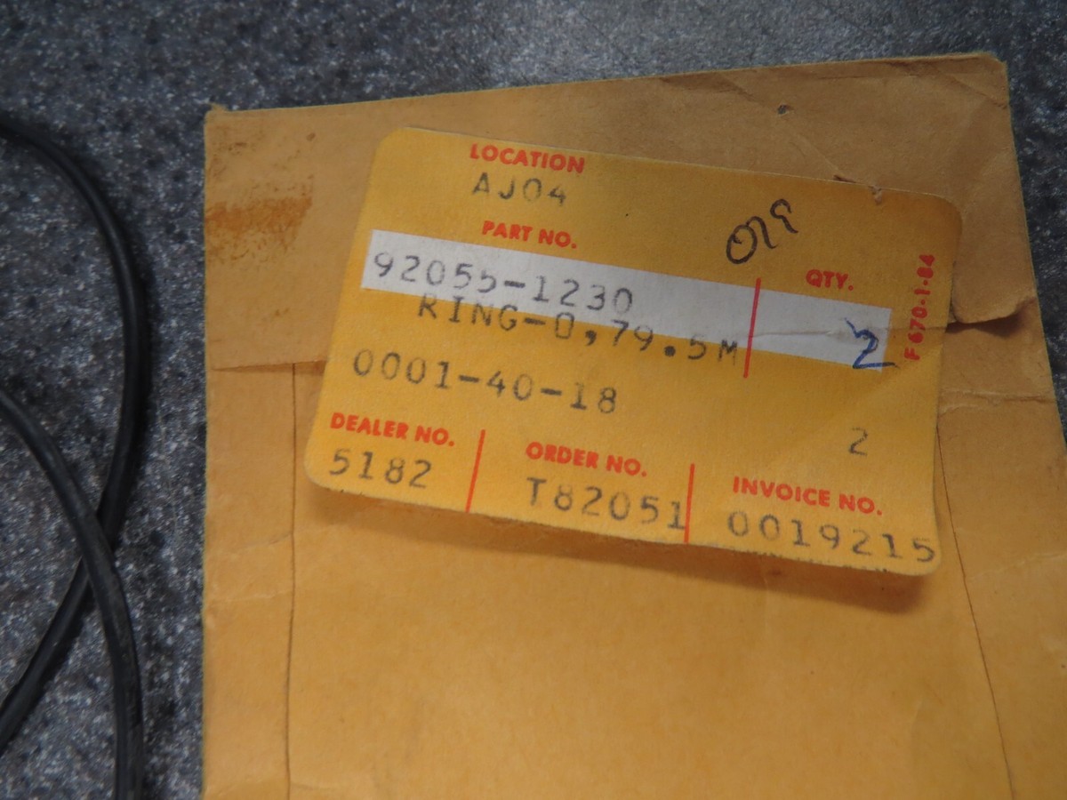 NOS Kawasaki 79.5mm O Ring 84-86 ZX900 85-90 EN450 KVF400 92055