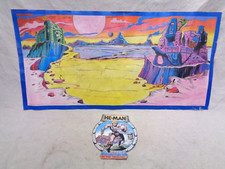 1983 He Man MOTU rub n' play COLORFORMS play MAT ONLY used AS IS