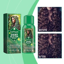 Rainbow Shimmer Body Glitter Spray - Hair Body Highlight for Parties Festivals