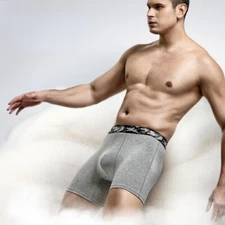 3Pack Mens Antibacterial Slimming Underwear Sexy Breathable U Bulge Pouch Trunks