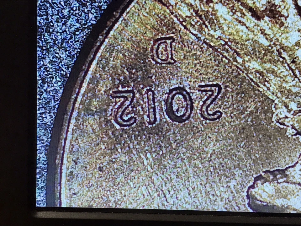 2012 D ERROR PENNY MS Collectors View - Image 2 of 4