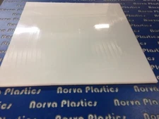 HDPE ( High Density Polyethylene) Smooth Finish 3/4" thick  24" x 24" WHITE