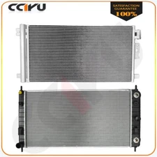 Assembly Radiator AC Condenser For 06 07 08 09 2010 Pontiac G6 2.4L