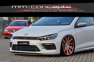 CUP Spoilerlippe für VW Scirocco 3 R Typ 13 ab Bj. 14 R-Line Front Schwert IN 