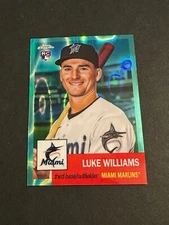 2022 Chrome Platinum Luke Williams Aqua Lava Refractor RC /299-Marlins-FREE SHIP