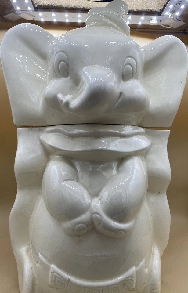 Cookie Jar-Rare Walt Disney VTG Collectible Dumbo Ceramic Turnabout 1940's - Image 2 of 4