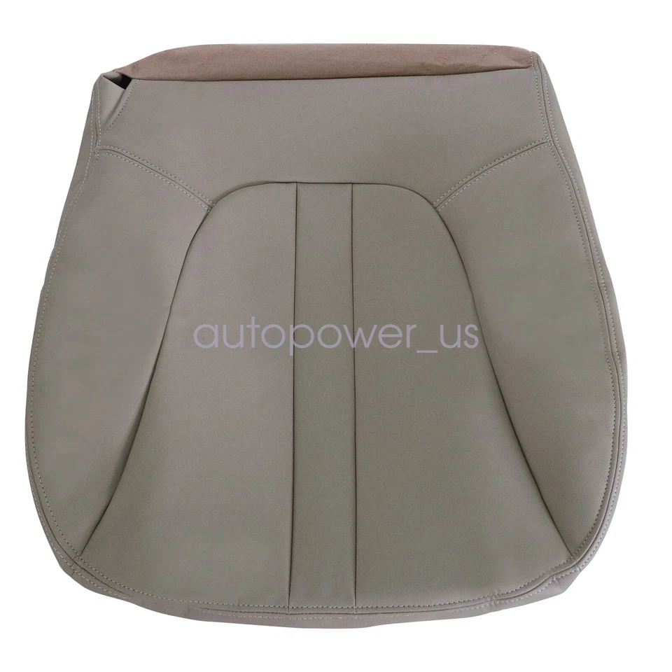 Cubierta de asiento de cuero inferior bronceada para Ford Expedition Eddie Bauer 1997-2002 Foto 2 de 4