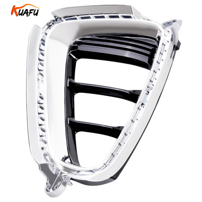 KUAFU For Kia Optima 2016-2018 Front Driver Side Chrome Fog Light Bezel 16-18