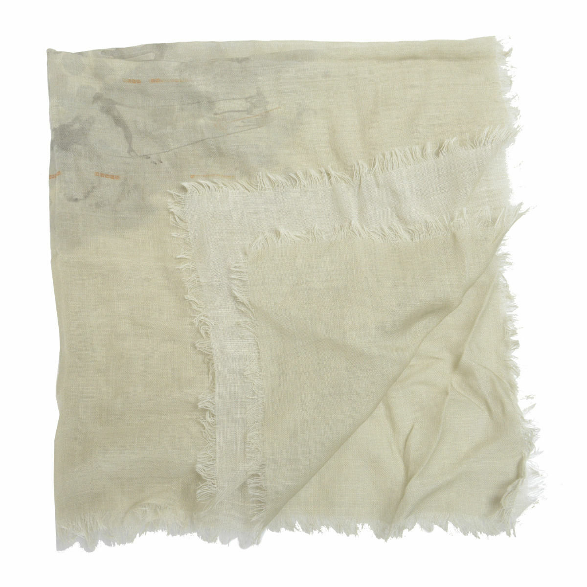 Женский оливково-зеленый шерстяной квадратный шарф 4490₽