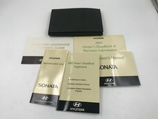 2003 Hyundai Sonata Owners Manual Set With Case Oem Om0712