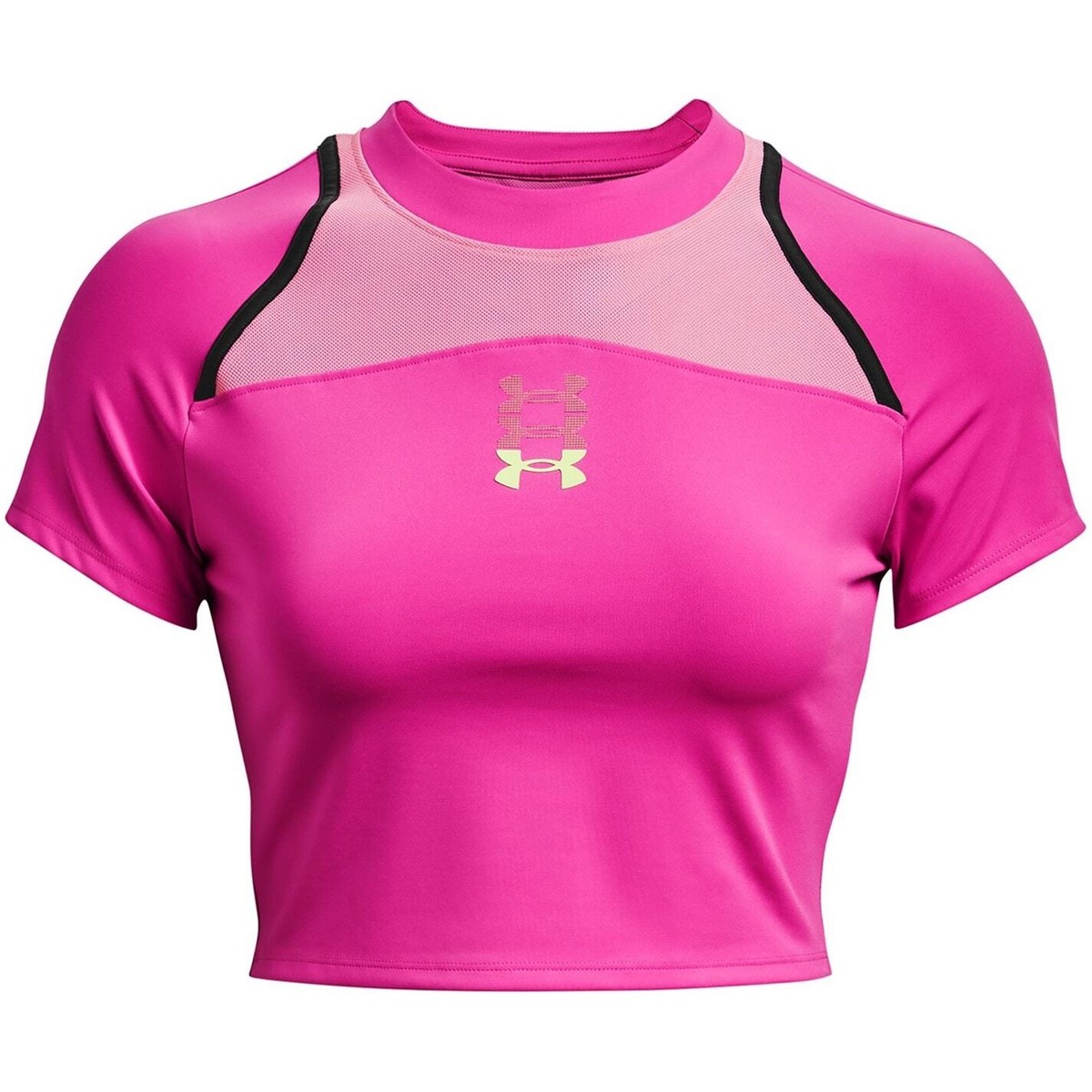 Under Armour Womens Run Crop Ss Short Sleeve Sports Training