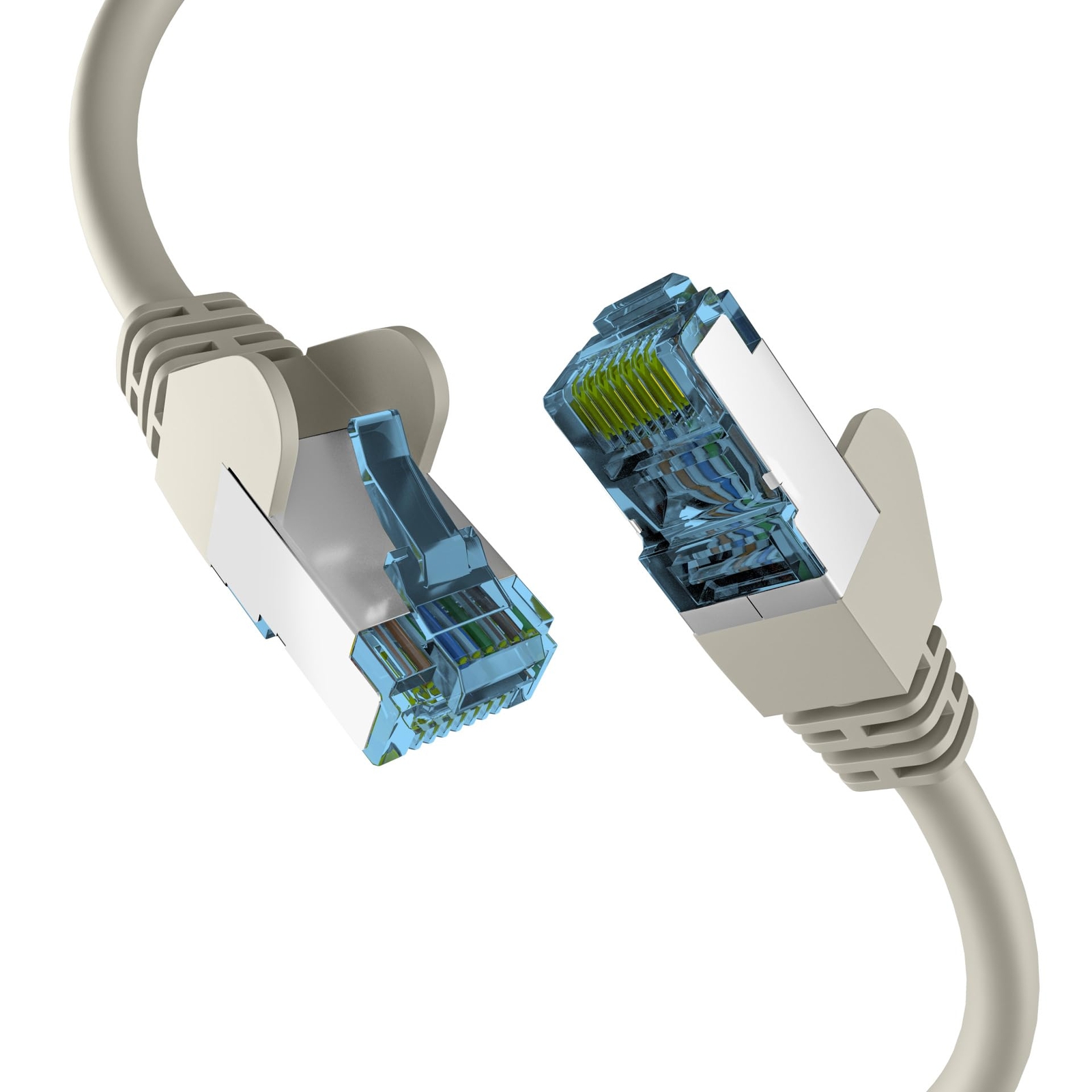 EFB-Elektronik RJ45 Patch Cable with CAT7 Raw Cable Grey 5 m gray 5 m