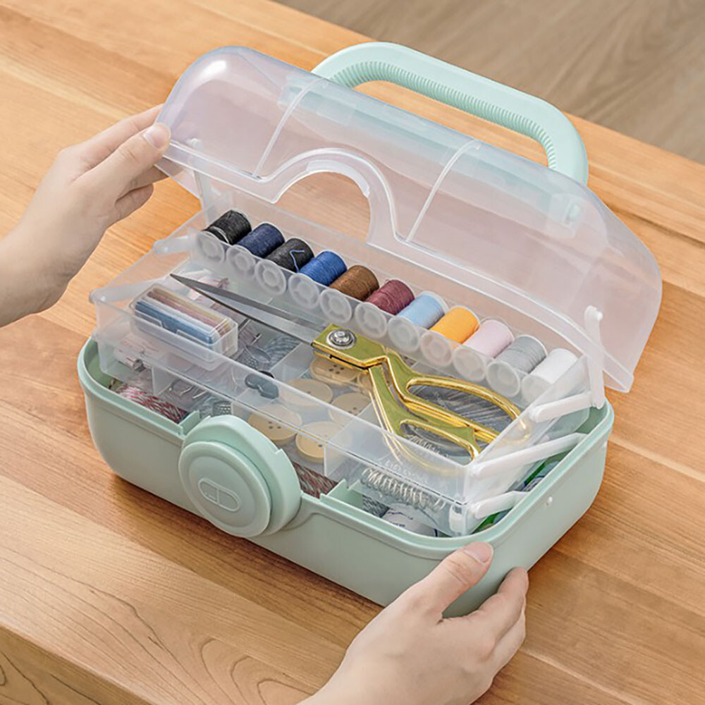 Sewing Kit Box for Adults Beginners Sewing Kits Accessories Home Sewing