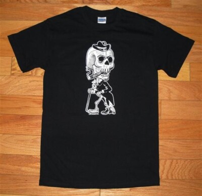 El Catrin Jose Guadalupe Posada Dia de los muertos Men's t-shirt Size SMALL NEW