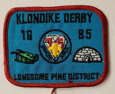 Patch Boy Scouts Klondike Derby 1985 Lonesome Pine District