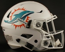 MIAMI DOLPHINS NFL Riddell SPEEDFLEX Authentic Gameday Football Helmet