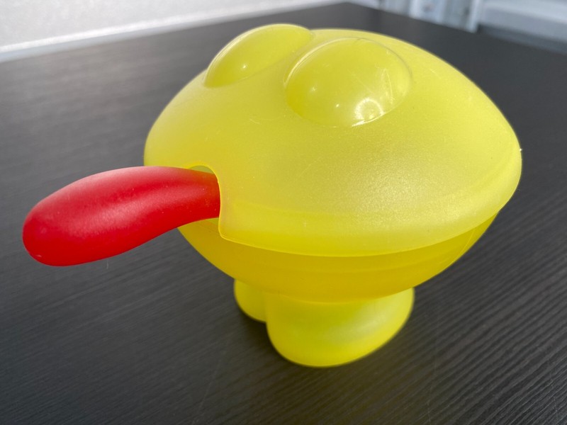 Koziol - 1990s Mona and Lisa - Sugar Bowl -  Homage to Alessi ULTRA RARE Yellow