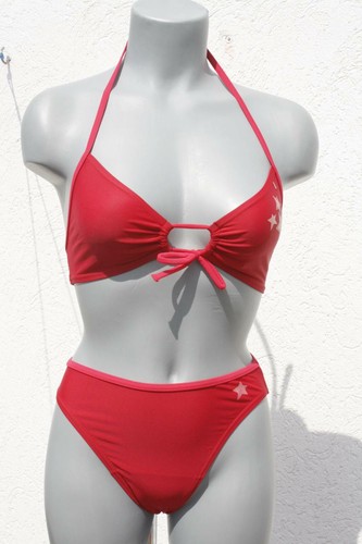 Saison-2023/24 360151 WNB Marken Neckholder Bikini + Slip ROT in 36 CUP B - Bild 3 von 12