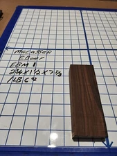 Macassar Ebony/Striped Ebony Turning Wood Blank 2 3/4" x 1 1/2"x 7 5/8" EBM1