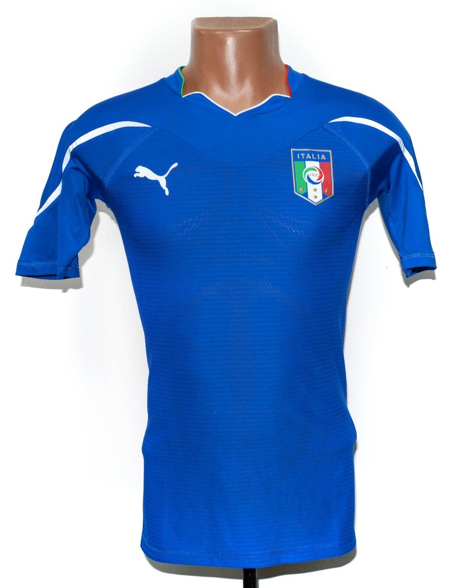 プーマ　サッカーイタリア代表2010-11ユニフォーム　長袖 ITALY PLAYER ISSUE 2010/2011 HOME FOOTBALL SHIRT PUMA S | eBay