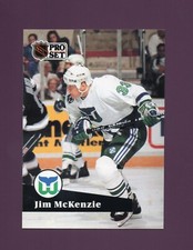 1991 Pro Set Jim McKenzie #391 - Hartford Whalers