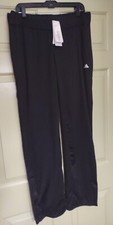 New Adidas Golf Ladies Climastorm Rain Pants Black L