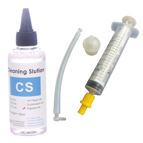 100ml DTF Ink Cleaner Cleaning Liquid For DTF Printer Printhead Tube Cleaning