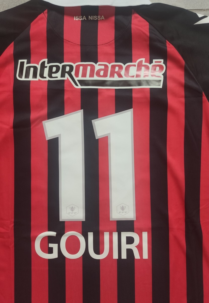 Maillot OGC Nice 2021-2022 – Finale Coupe De France – Gouiri – Rouge – Macron – Taille M