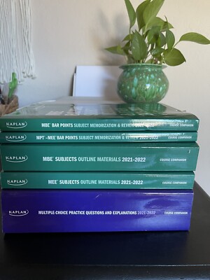1/2 Price NEW Kaplan Bar Review 2021-2022 complete set Brand New