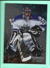 Stephane Fiset 1998-99 BAP Be A Player Autograph Signed #214 Los Angeles Kings